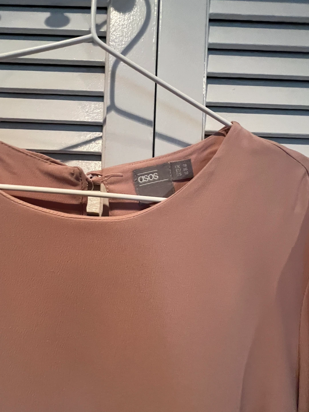 ASOS Pink Ruffle Sleeve Dress - US 14 - photo 3