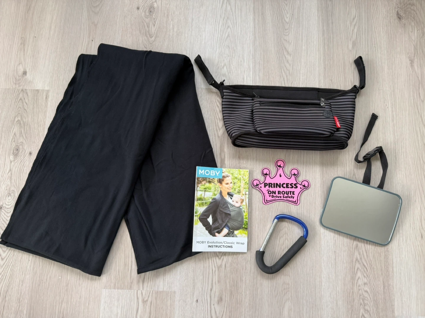 Brand new Moby baby wrap carrier & baby items