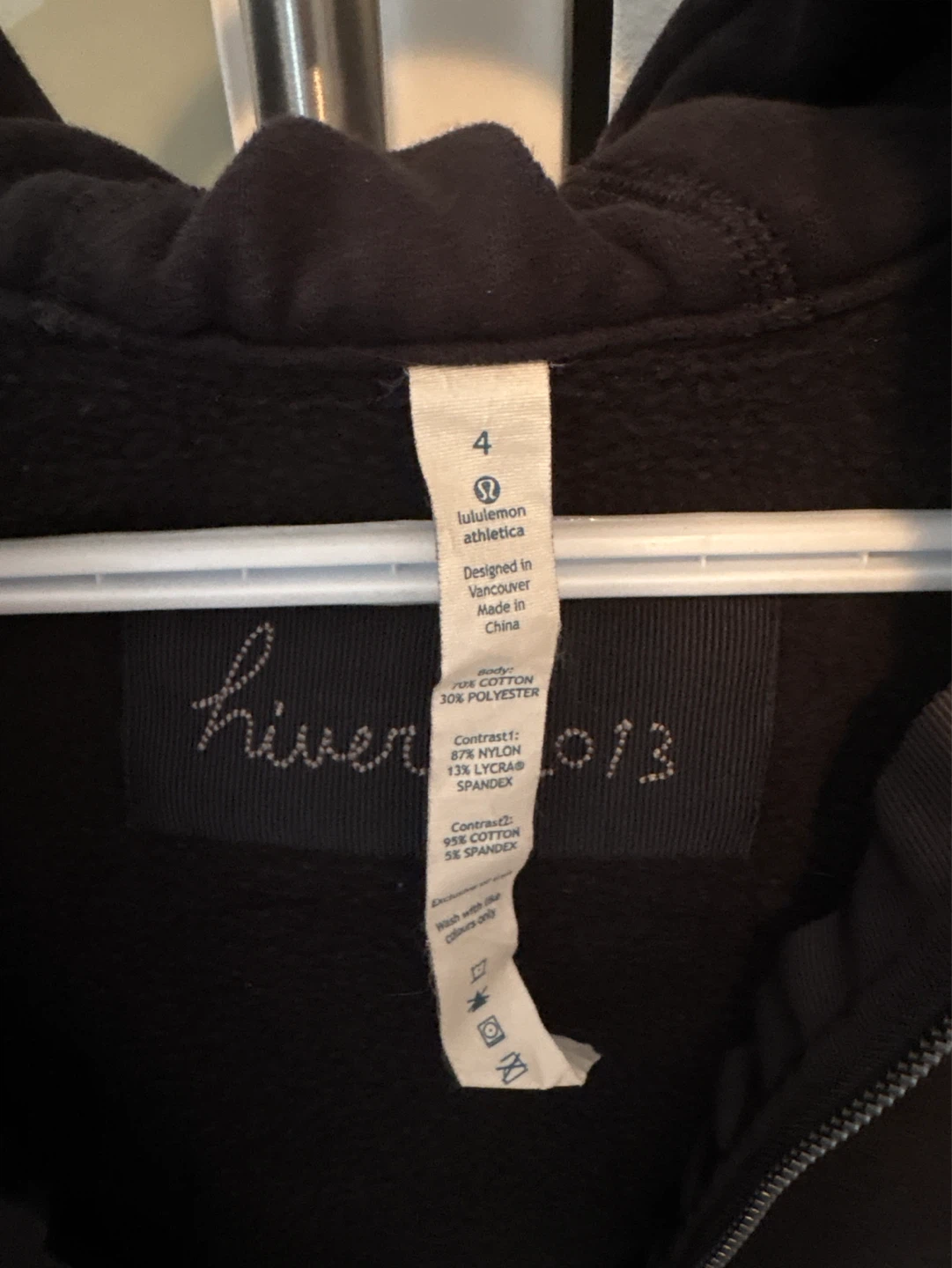 Black Lululemon Hoodie - photo 3