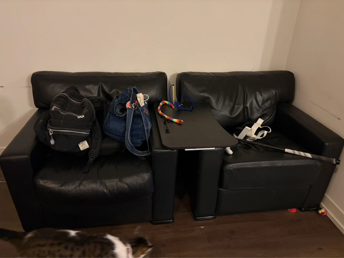 Black Leather Armchair