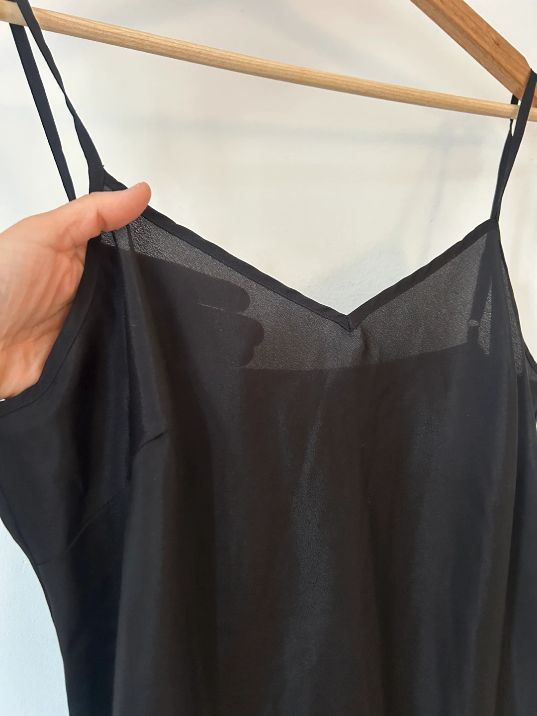 Black Camisole Slip Dress - photo 2