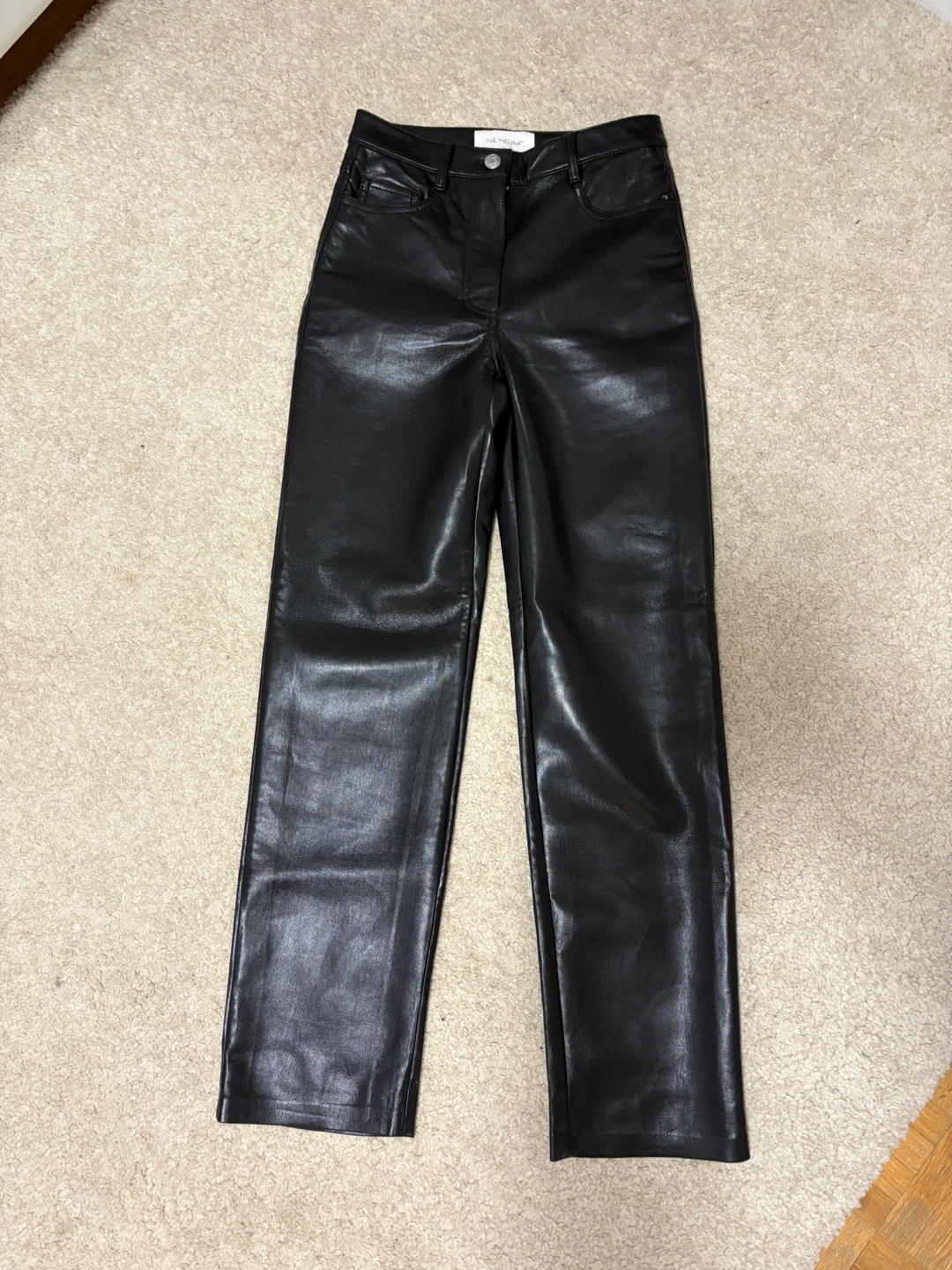 The Melina (Wilfred) Faux Leather pants. Size 0