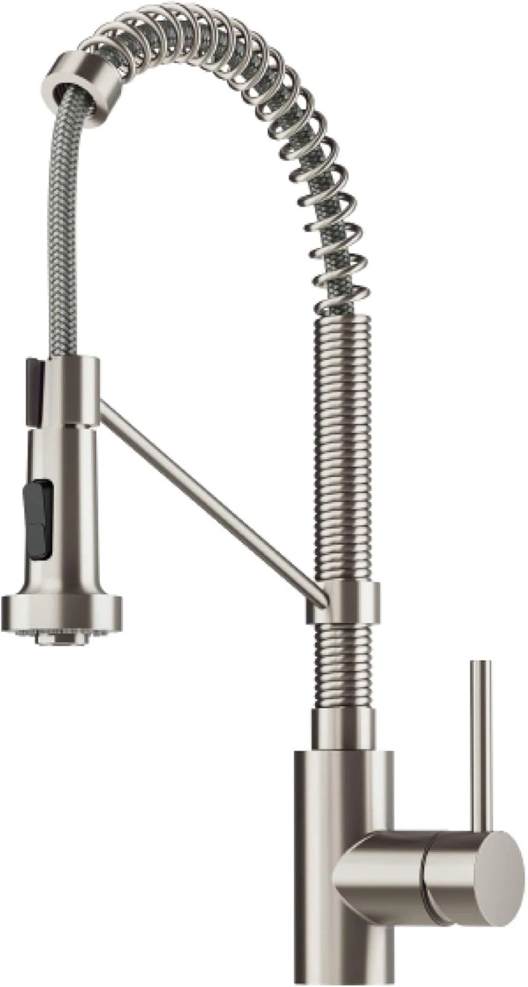 Brushed Nickel Pull-Down Kitchen Faucet