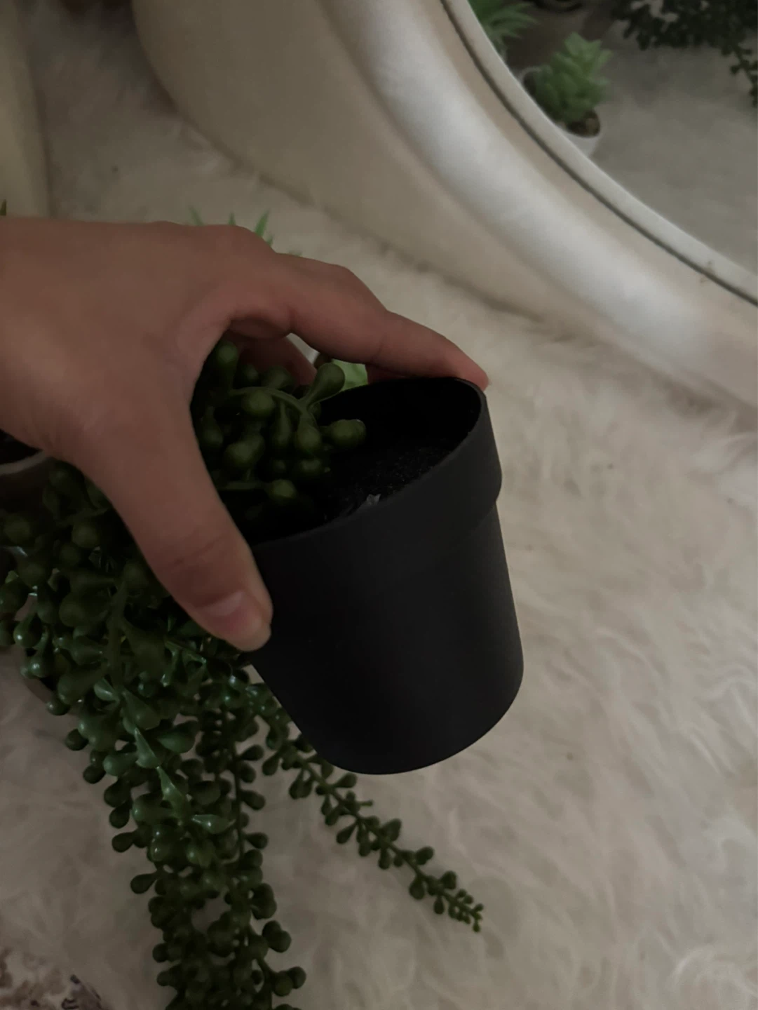 Set of 7 Artificial Succulents in Pots - photo 5