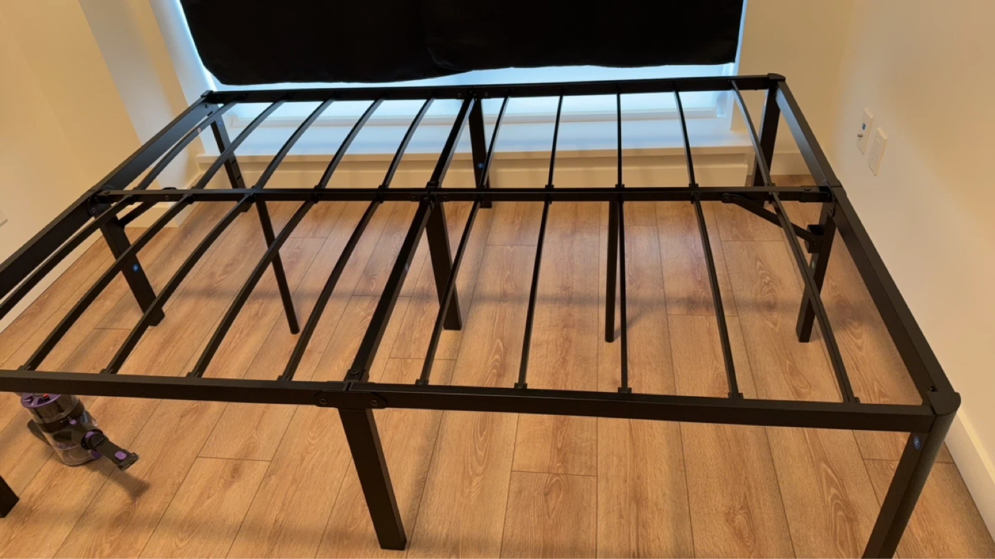 full size Black Metal Bed Frame