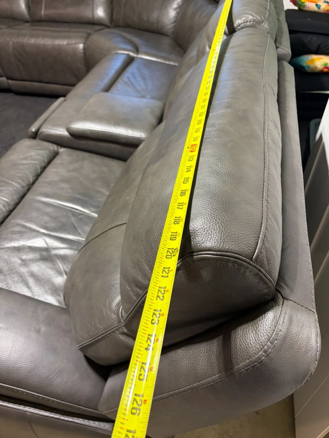 Leather Reclining Sectional Sofa ( Delivery Available - photo 5