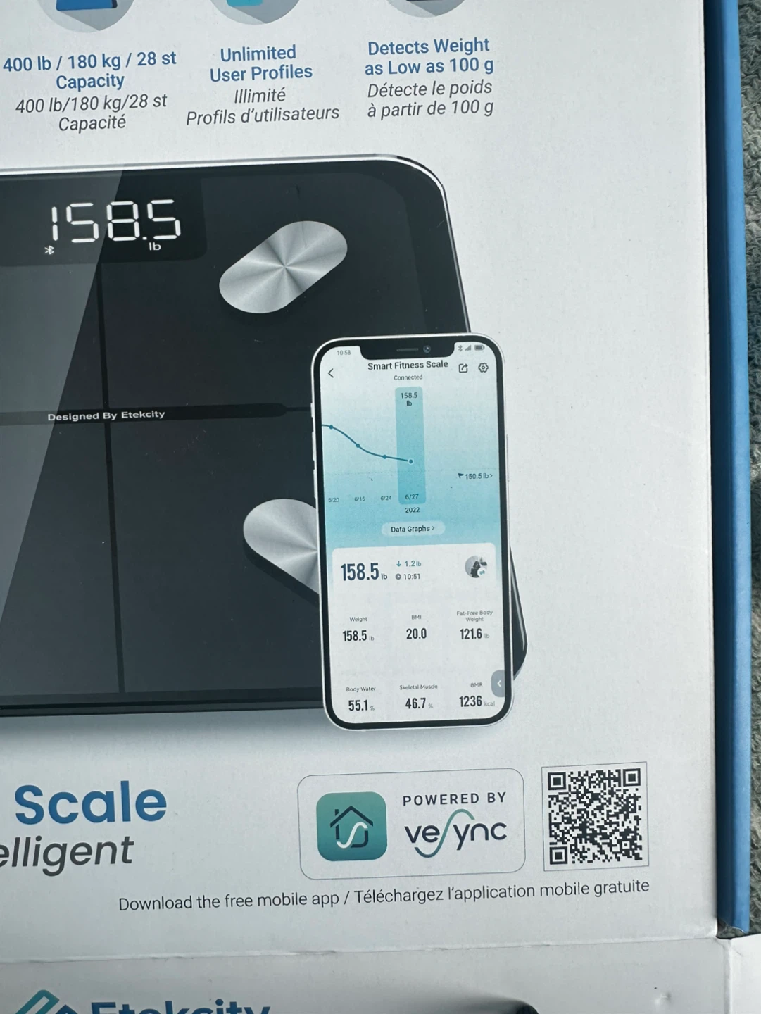 Etekcity Smart Fitness Scale ESF-551 - photo 5