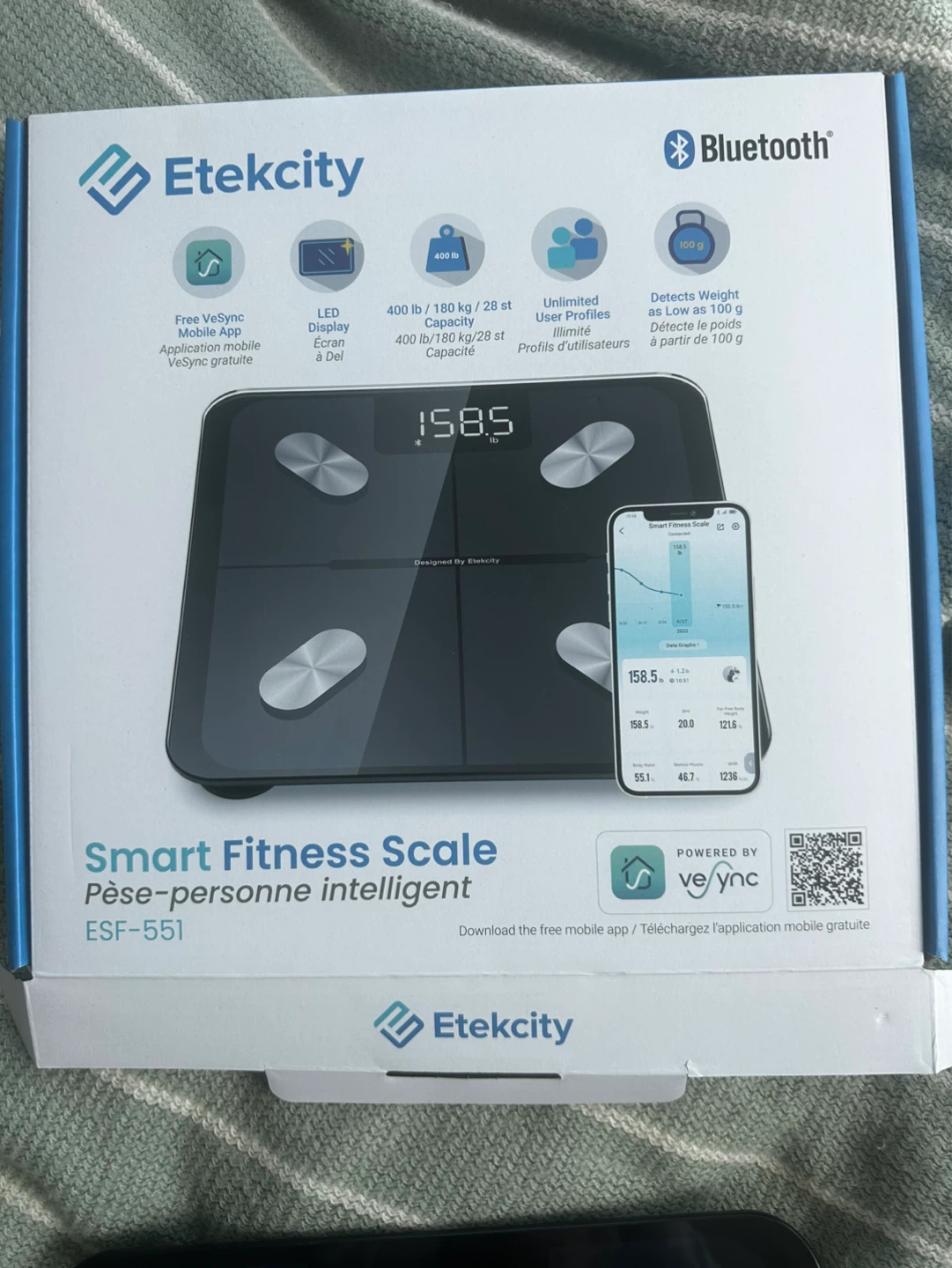 Etekcity Smart Fitness Scale ESF-551 - photo 4