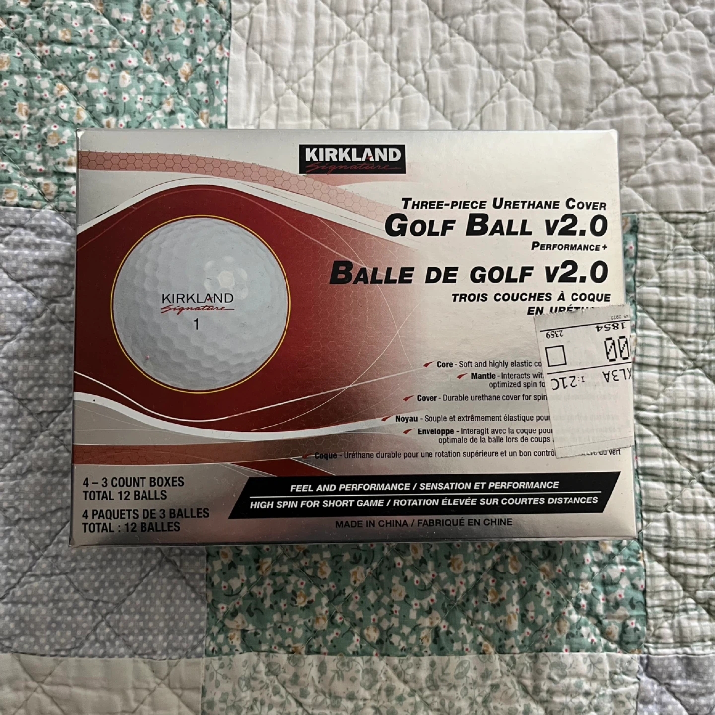 Kirkland Signature Golf Balls V2.0 - 12 Pack