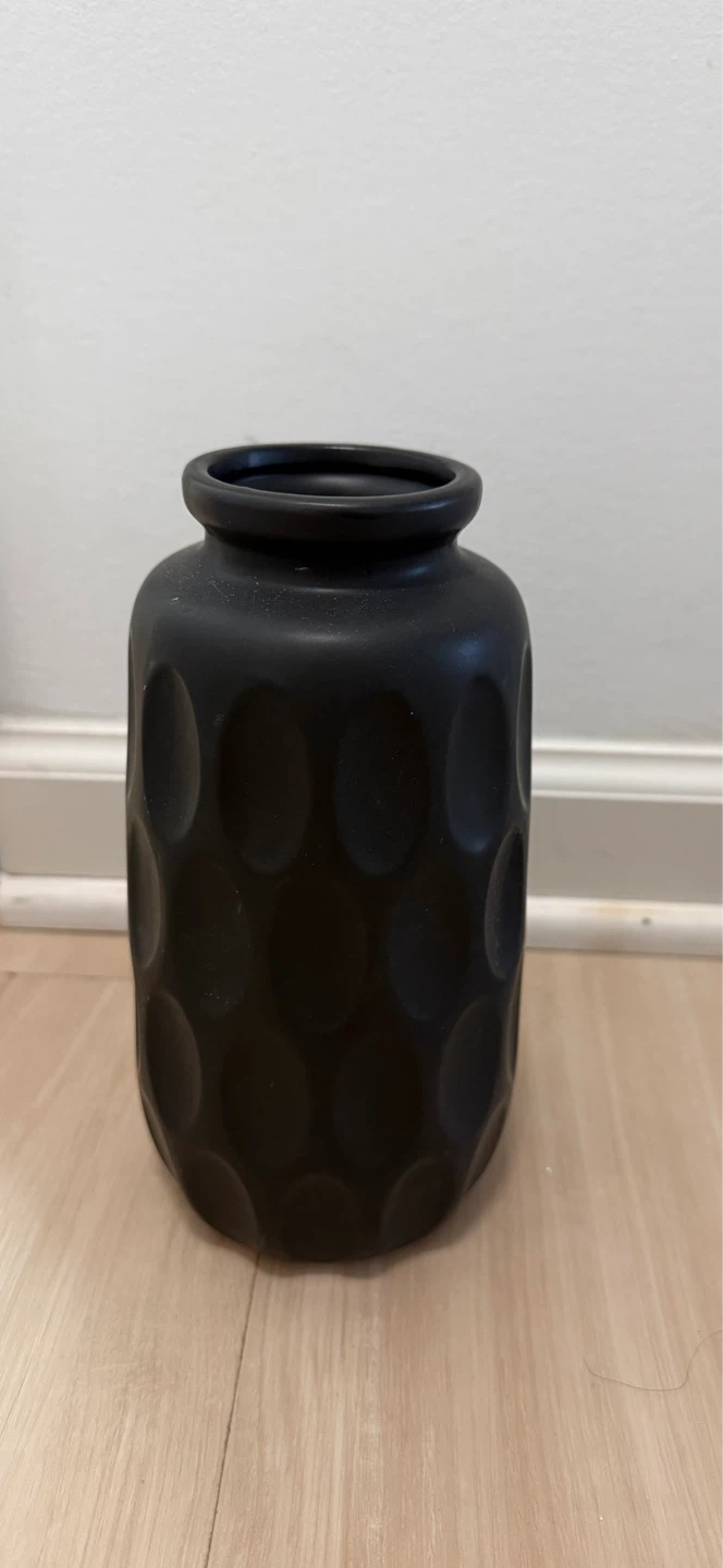 Set of 3 White and Black Vases/Candle Holder - photo 4