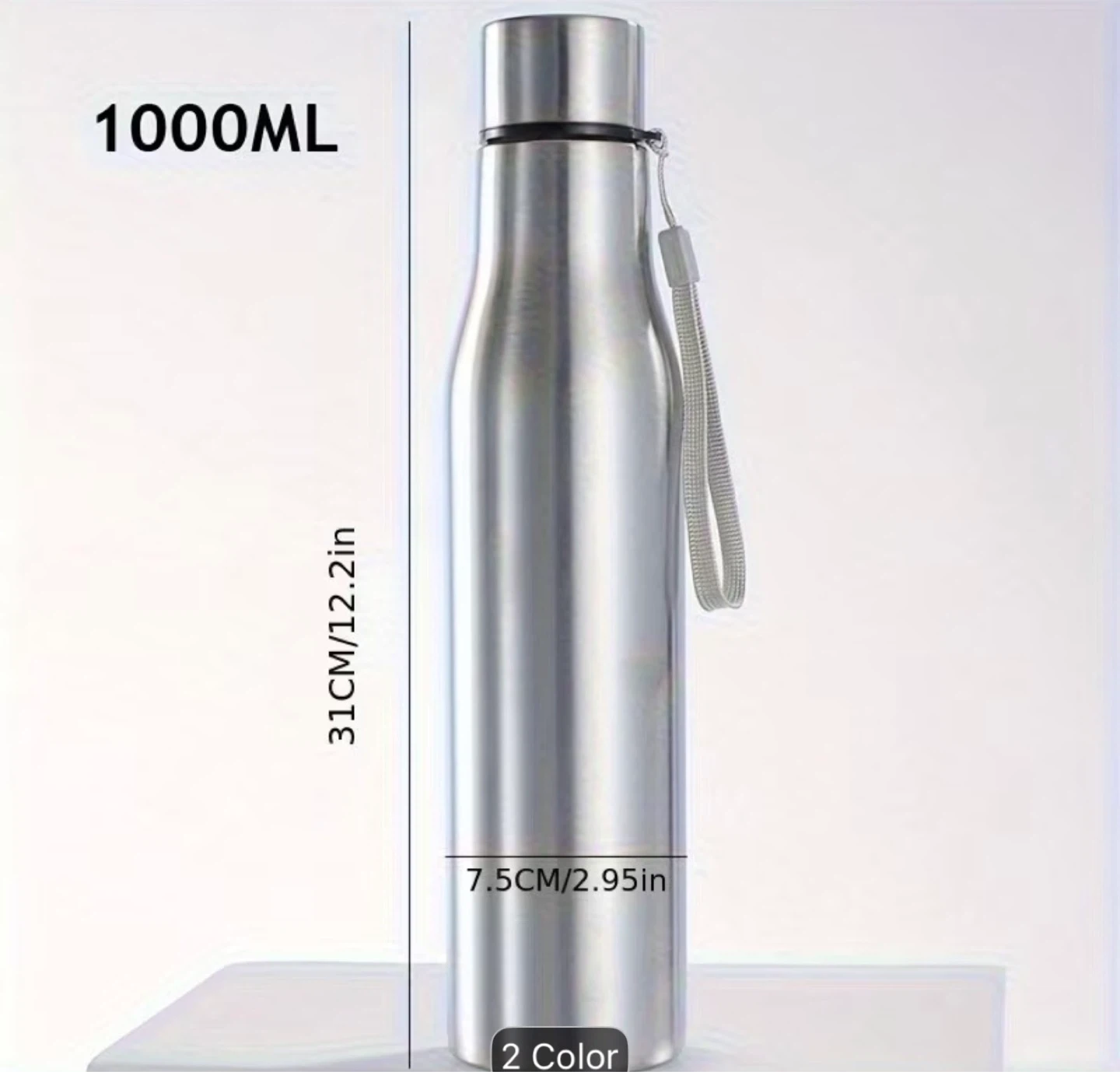 1000ML Stainless Steel Water Bottle