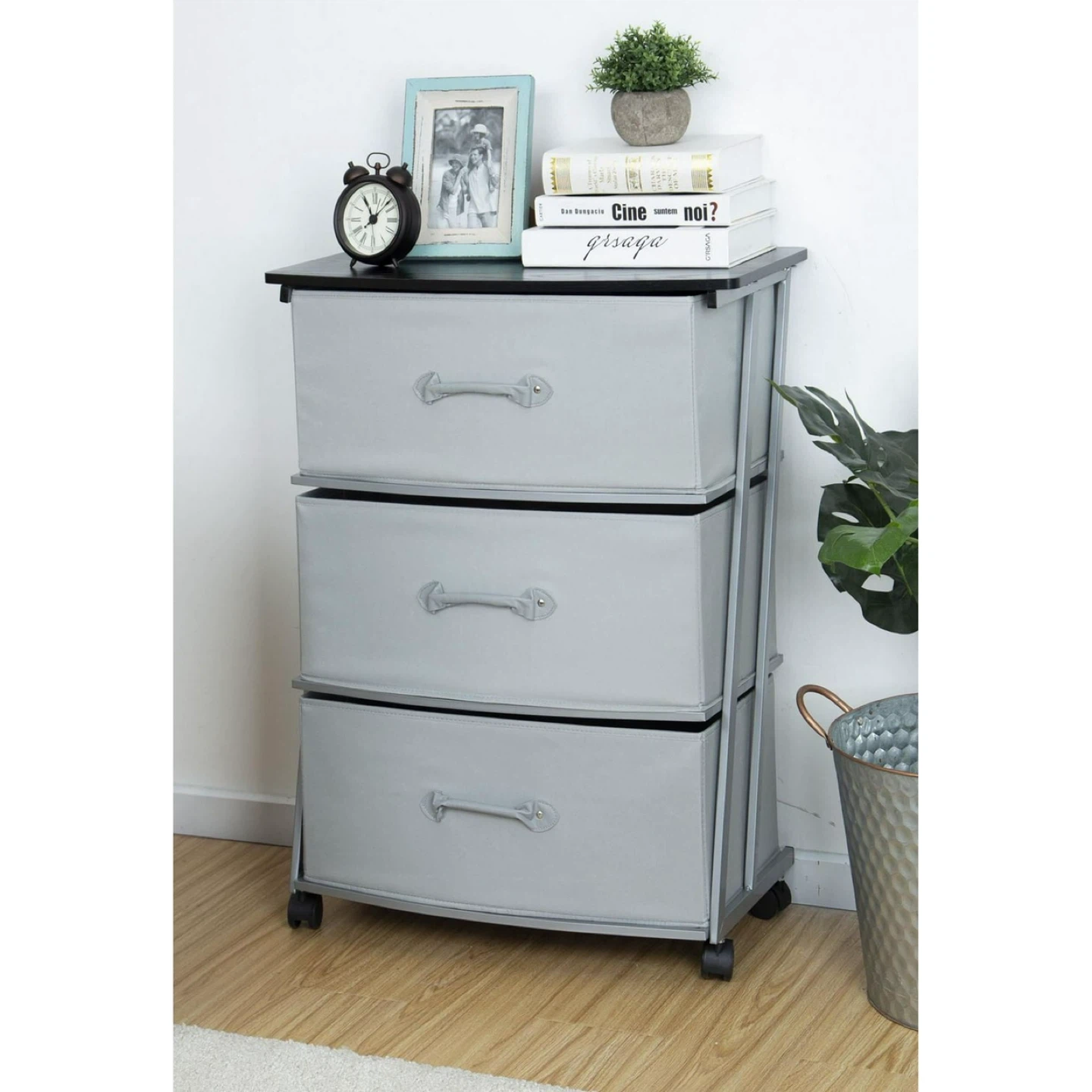 3-Drawer Storage Unit with Wheels