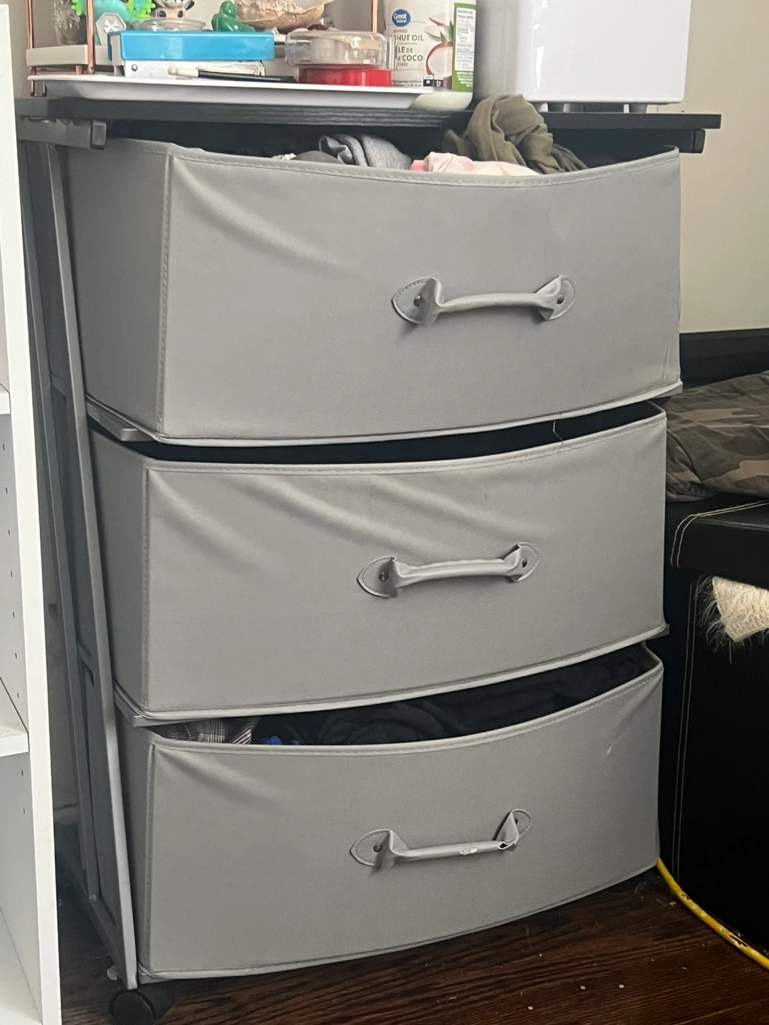 3-Drawer Storage Unit with Wheels - photo 2