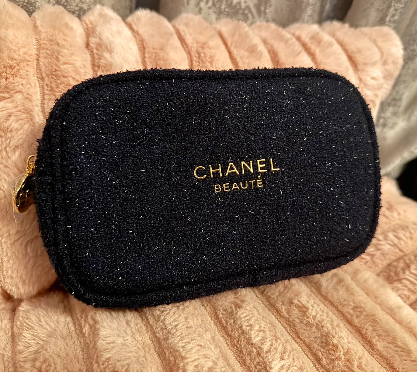 Chanel Beaute 2025 Holiday Edition Cosmetic Pouch