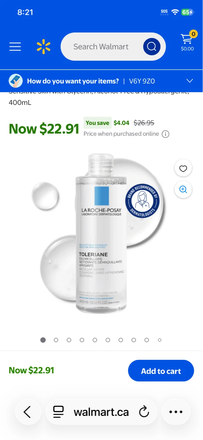 NEW SEALED La Roche-Posay Toleriane Dermo-Cleanser 200mL