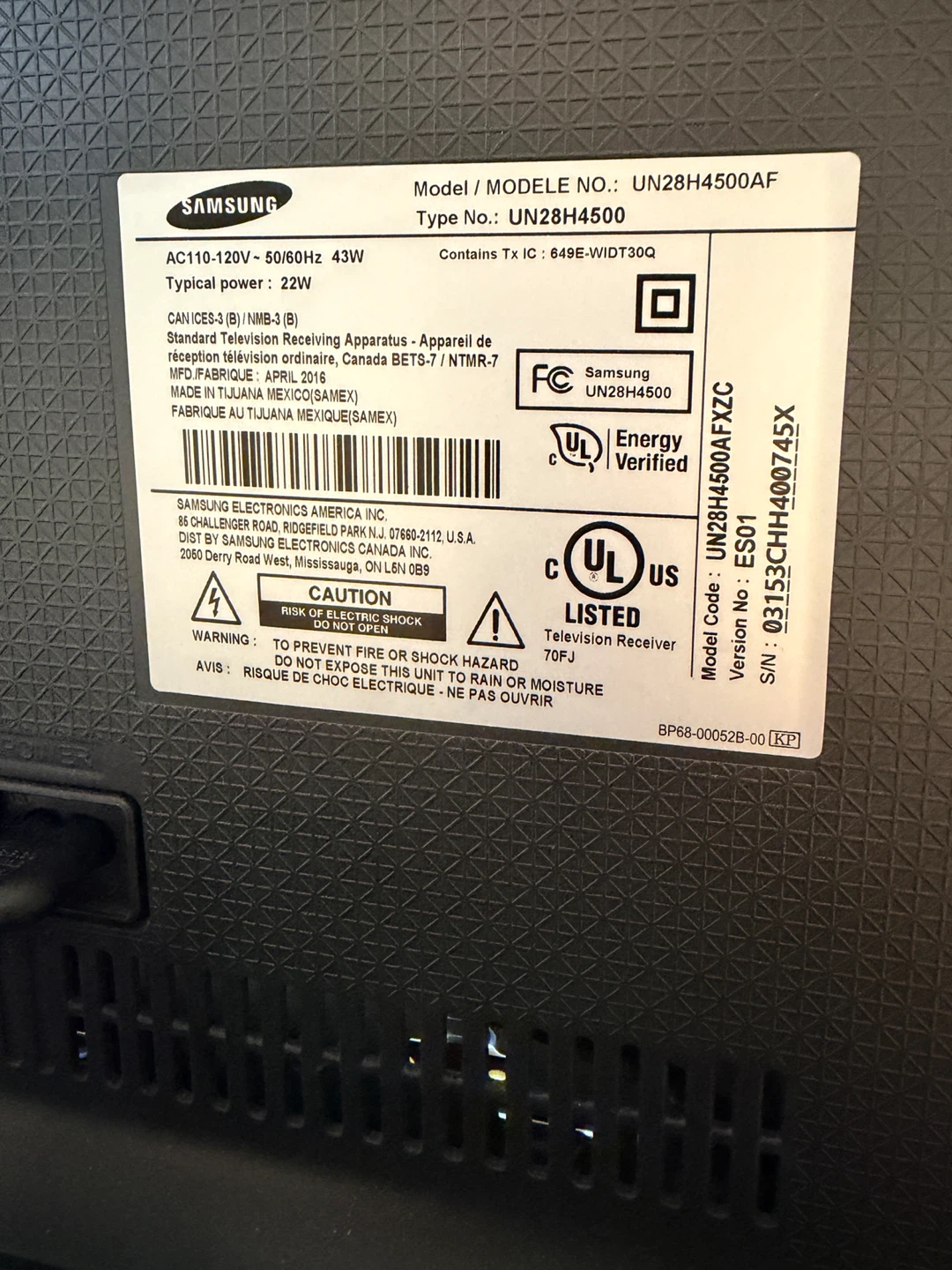 Samsung 28" Smart TV UN28H4500AF - photo 2