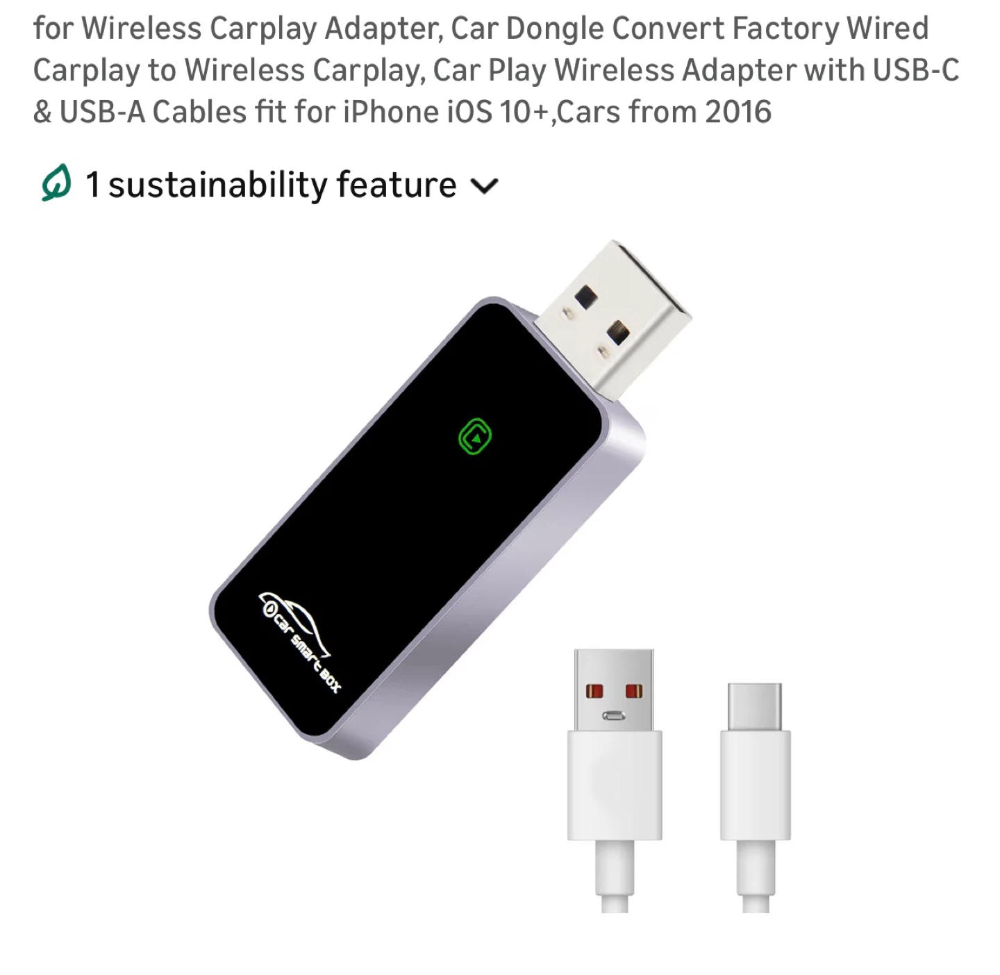 Wireless CarPlay Adapter