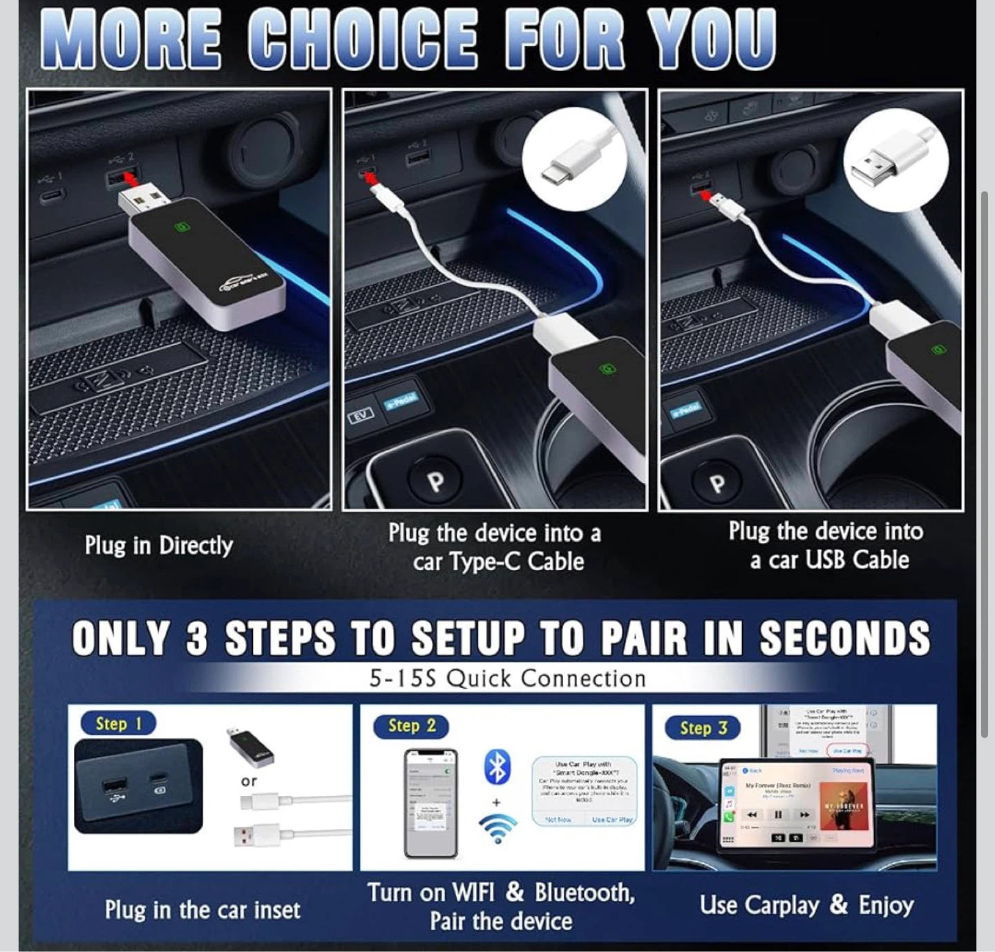 Wireless CarPlay Adapter - photo 3