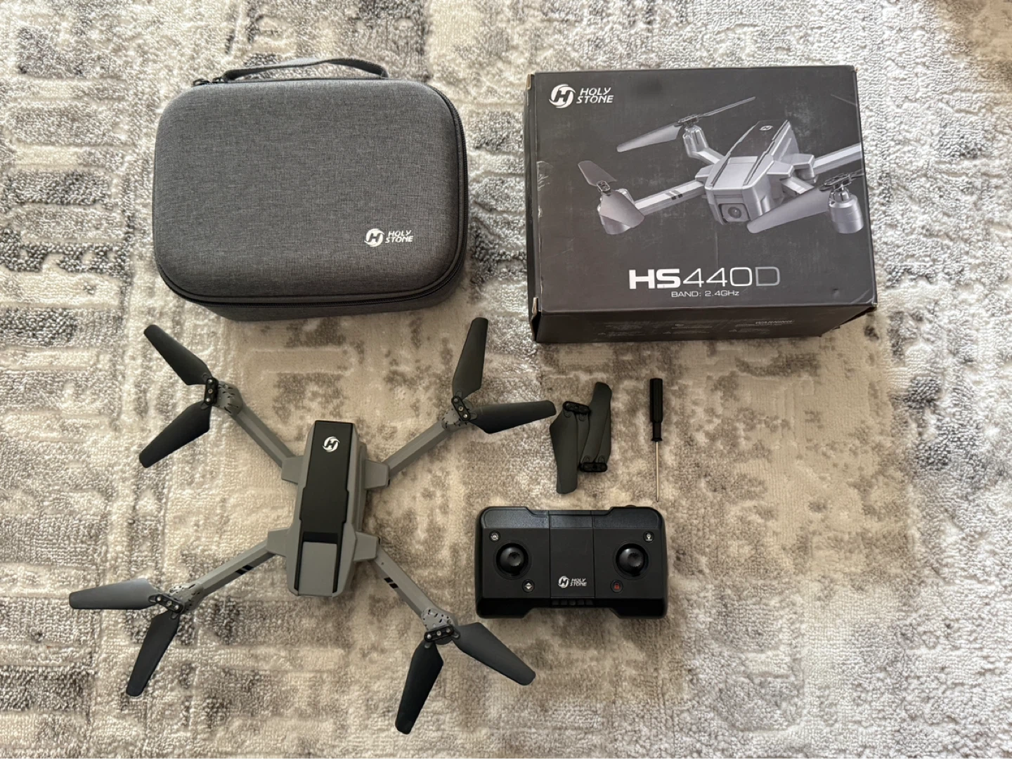 Holy Stone HS440D Drone with Controller and Case