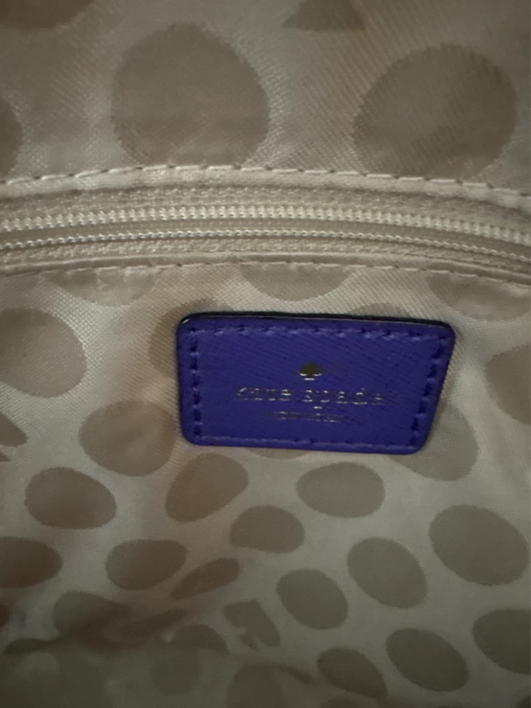 Kate Spade Purple Leather Satchel Handbag - photo 3