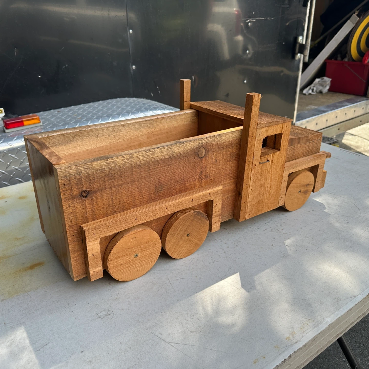 Wooden Truck Planter Box - photo 4