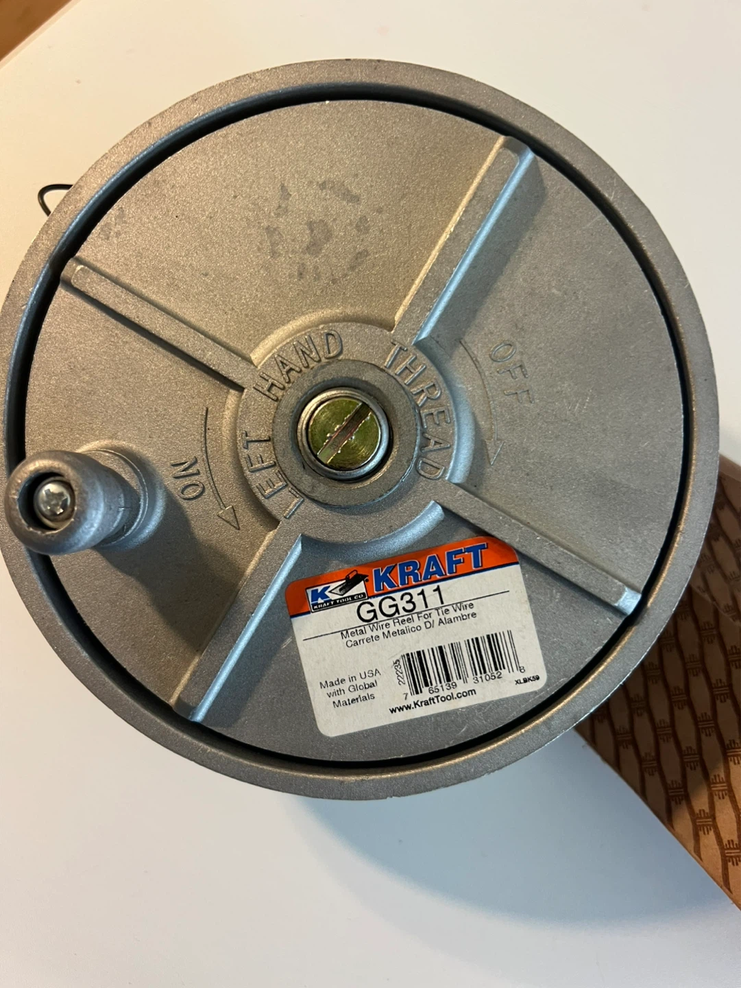 Kraft Tools GG311 Metal Wire Reel for Tie Wire - photo 3