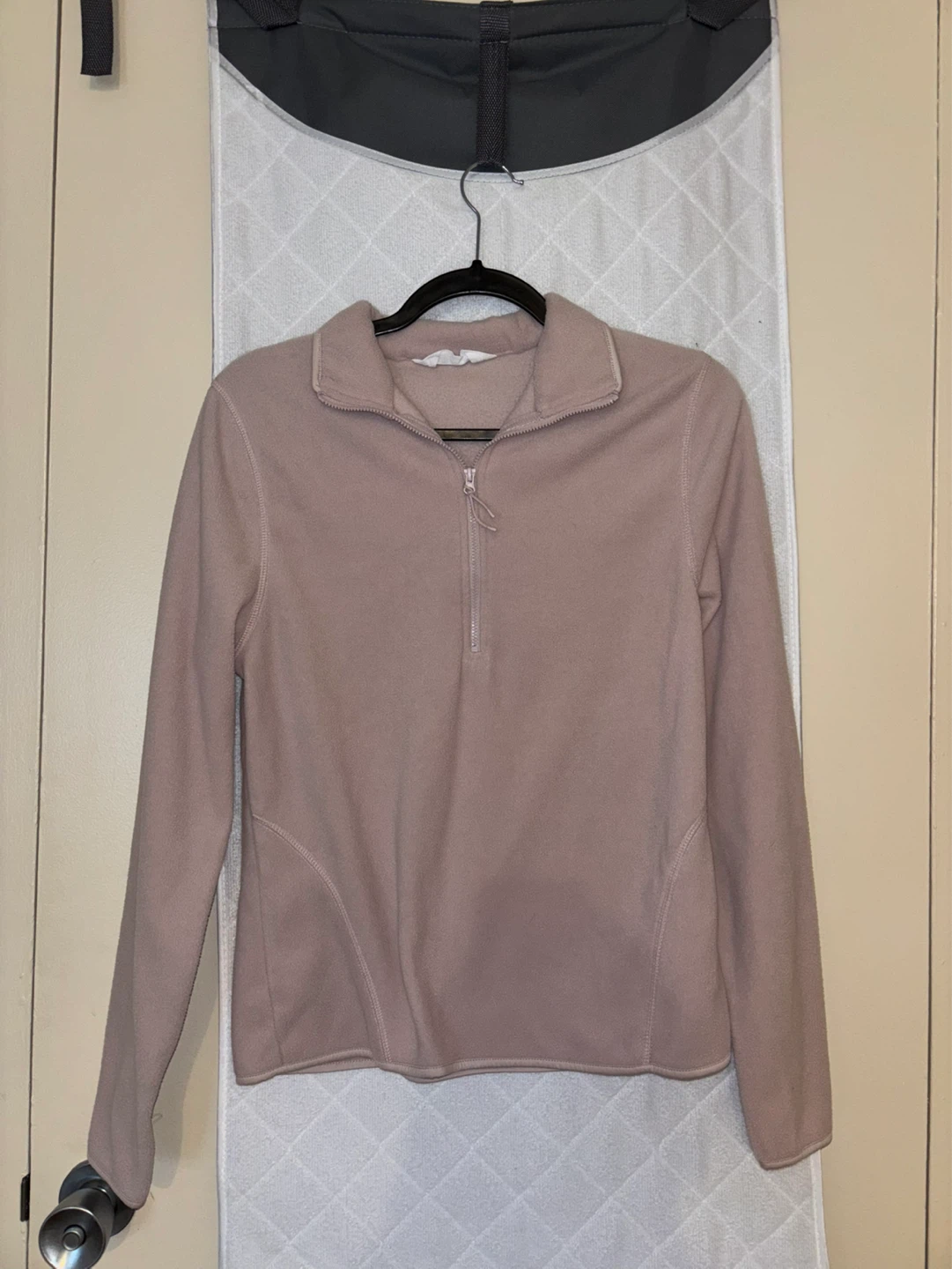 Light Pink Fleece 1/4 Zip Pullover - photo 4