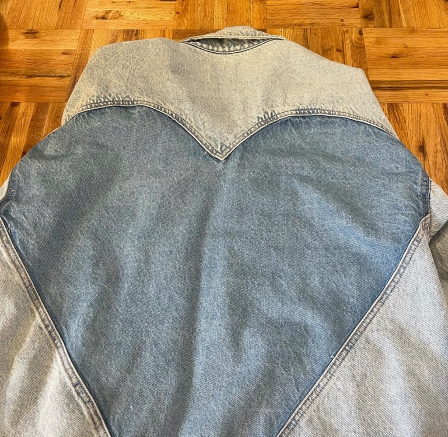 Zara Denim Heart Jacket M - L - photo 2