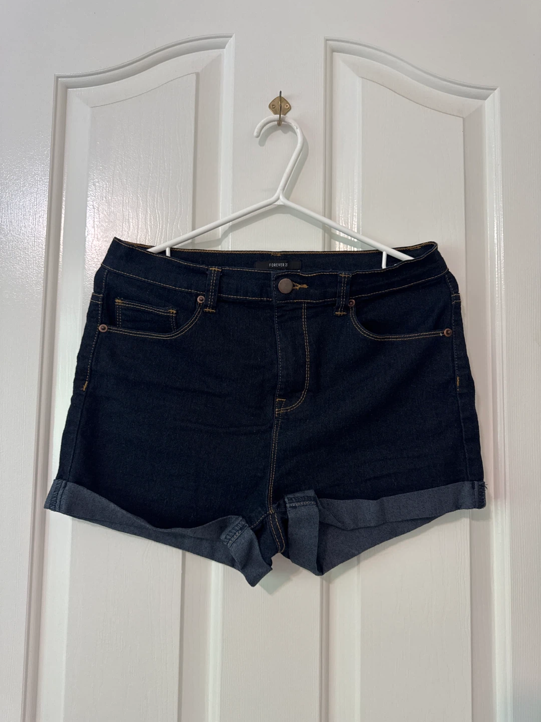 Forever 21 Dark Wash Denim Shorts