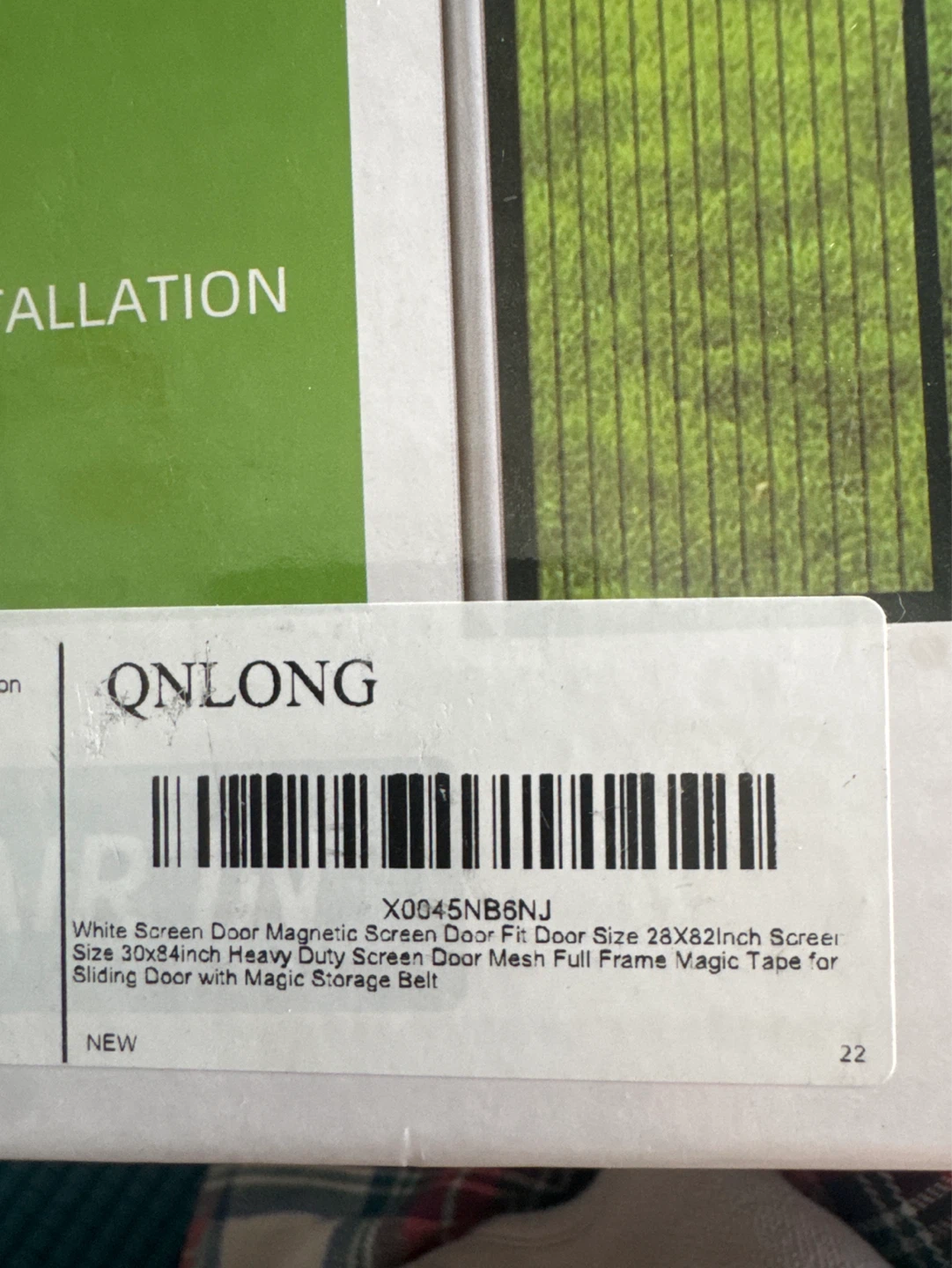 QNLONG Magnetic Screen Door - 28x82 inch - photo 5