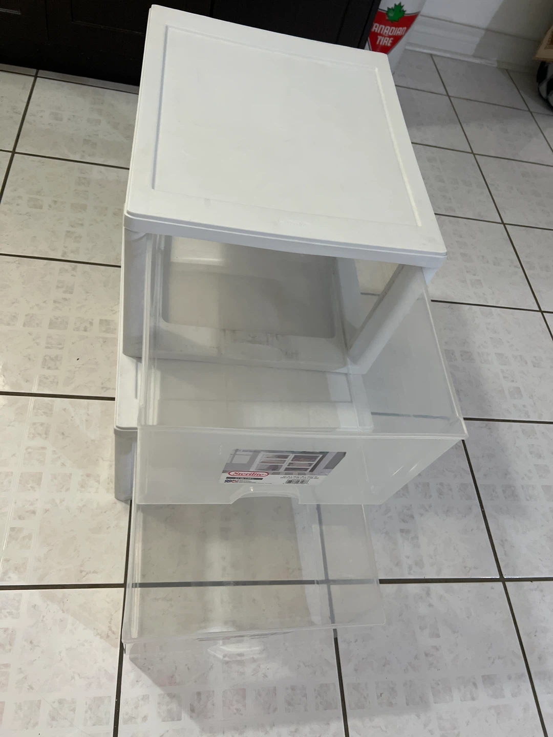 Sterilite 2-Drawer Plastic Storage Unit
