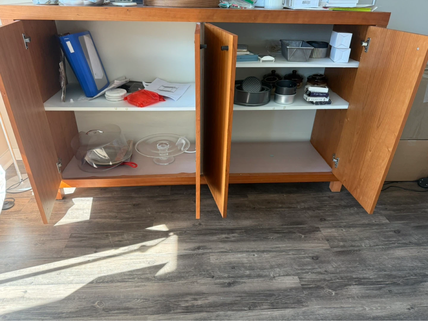 Wooden Storage Cabinet/Buffet table - photo 2