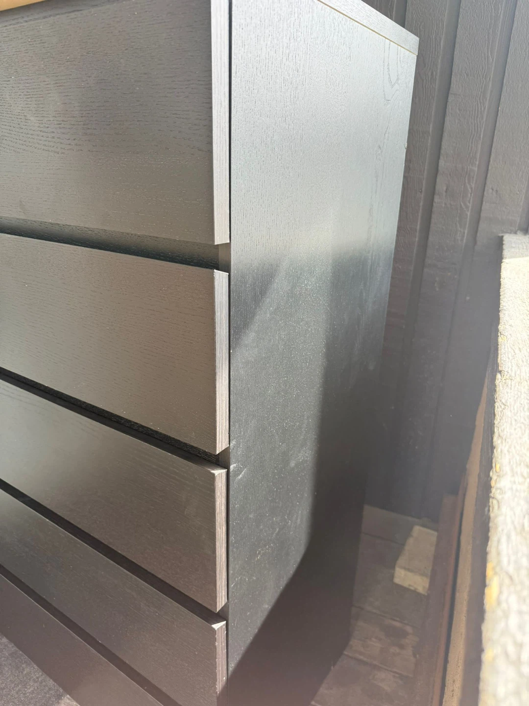 Ikea malm Dark Brown 6-Drawer Dresser - photo 2