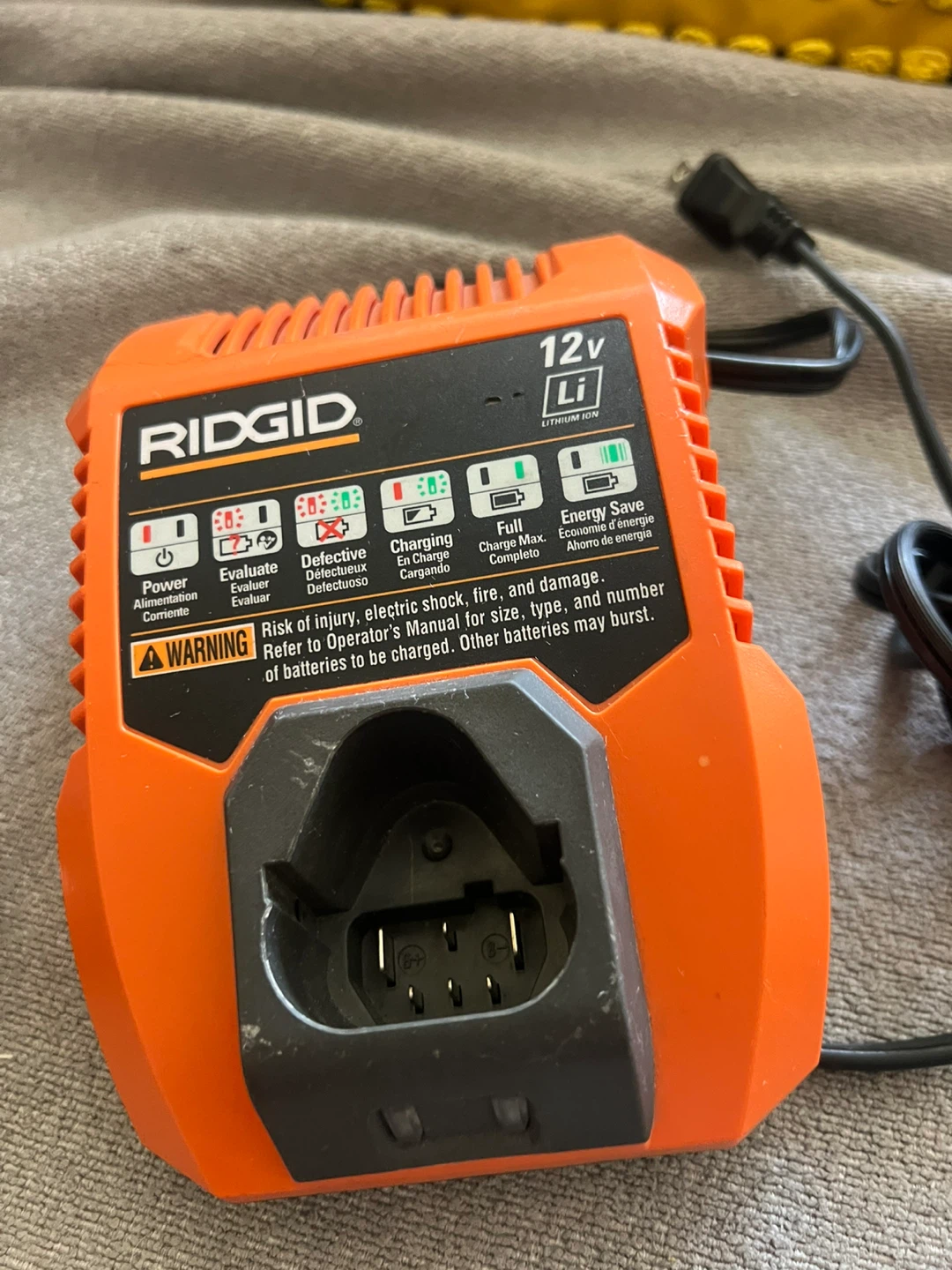 RIDGID 12V Cordless Drill,Battery and Charger - photo 5