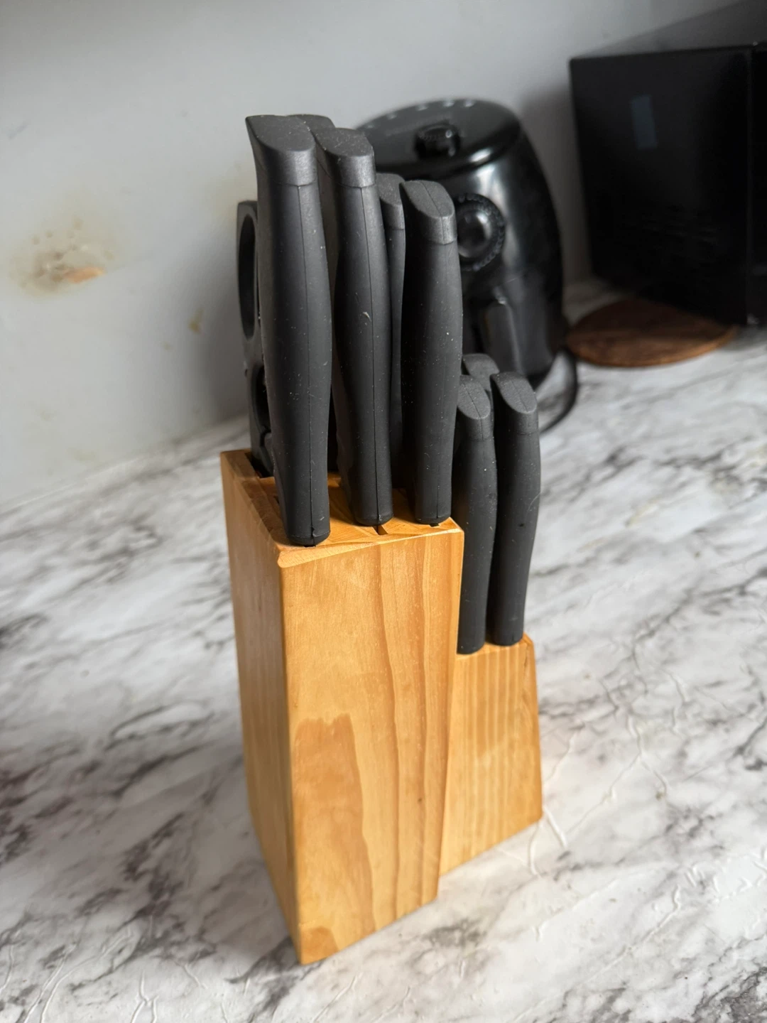 12 Piece Knife Set with Wooden Block