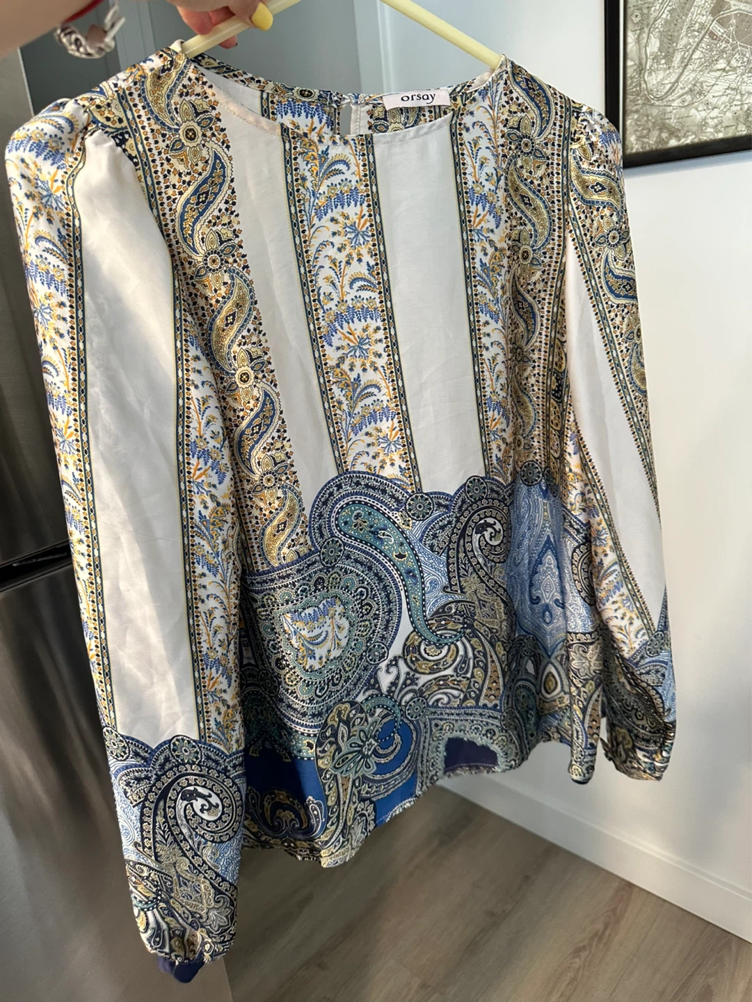 Orsay Long Sleeve Patterned Blouse