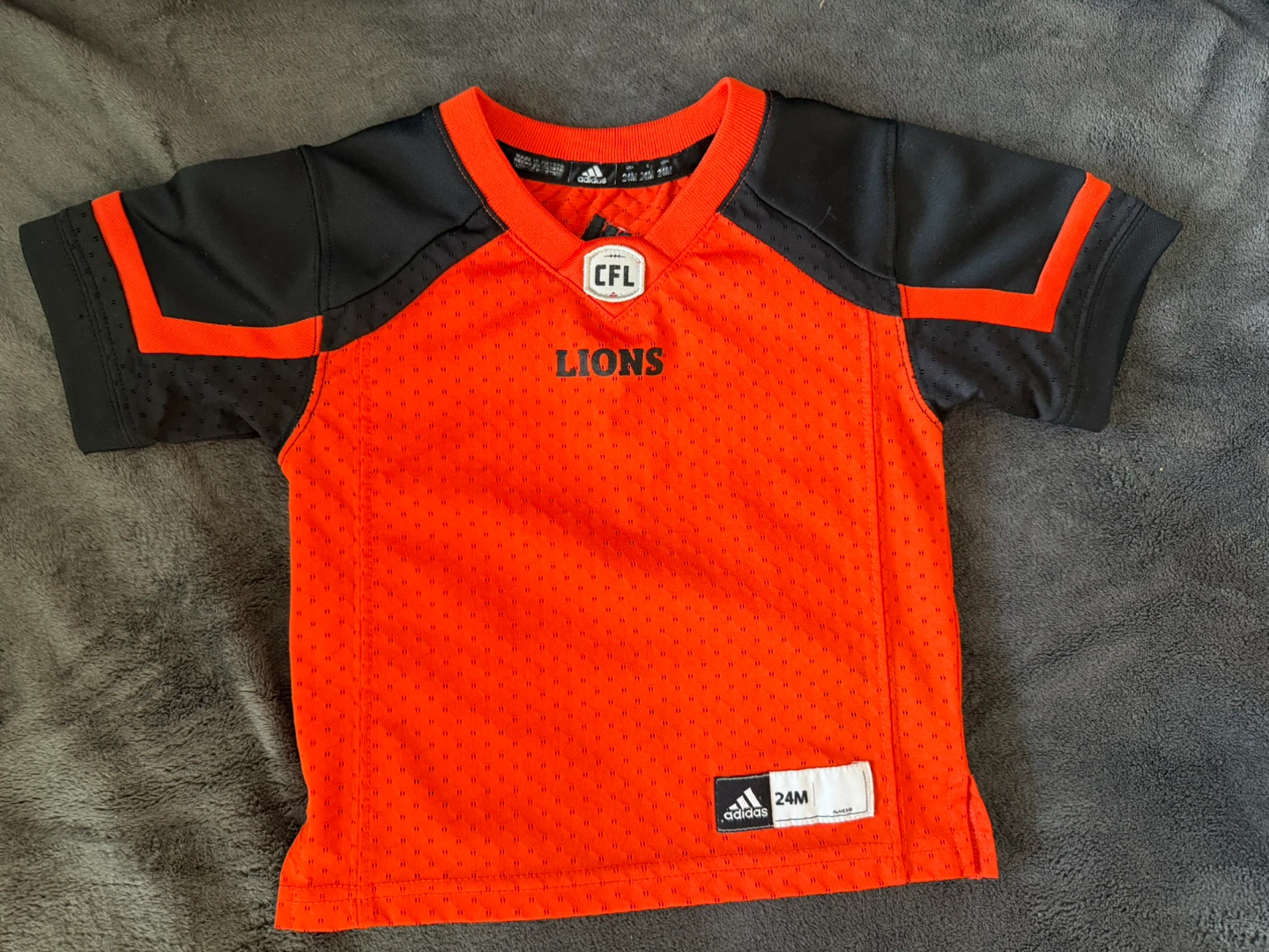 Adidas CFL Lions Baby Jersey 24M Orange/Black