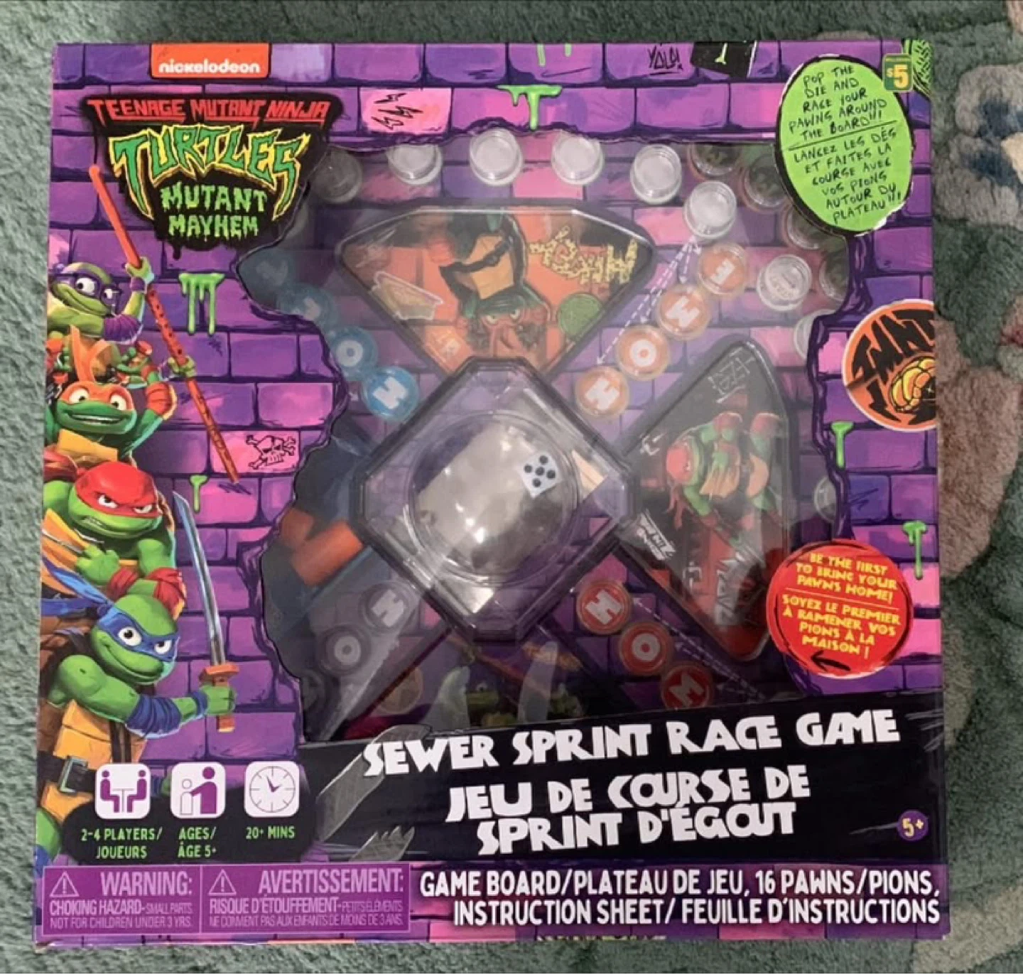 Teenage Mutant Ninja Turtles Sewer Sprint Race Game