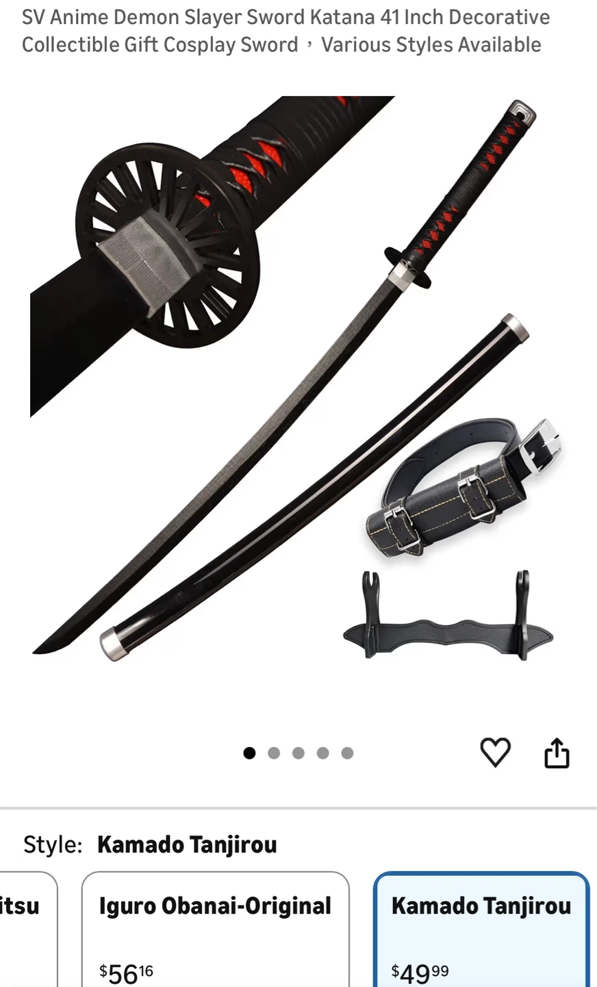 Demon Slayer Wooden Katanas