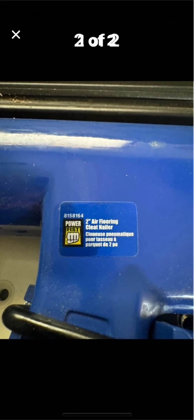 Power Fist 2" Air Flooring Nailer - photo 2