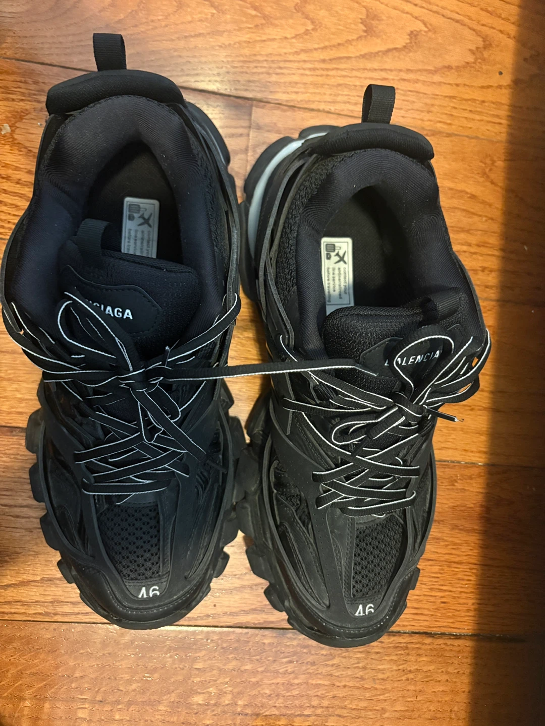 LED Balenciaga Track- Black Size 46
