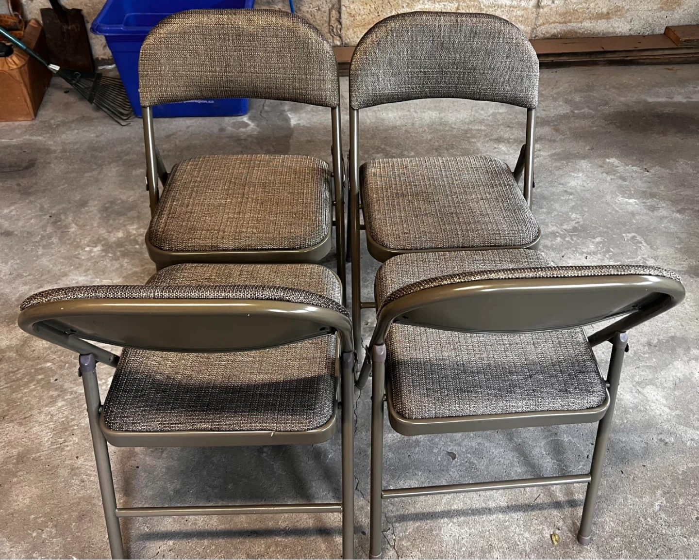 Set of 4 Folding Chairs - photo 5