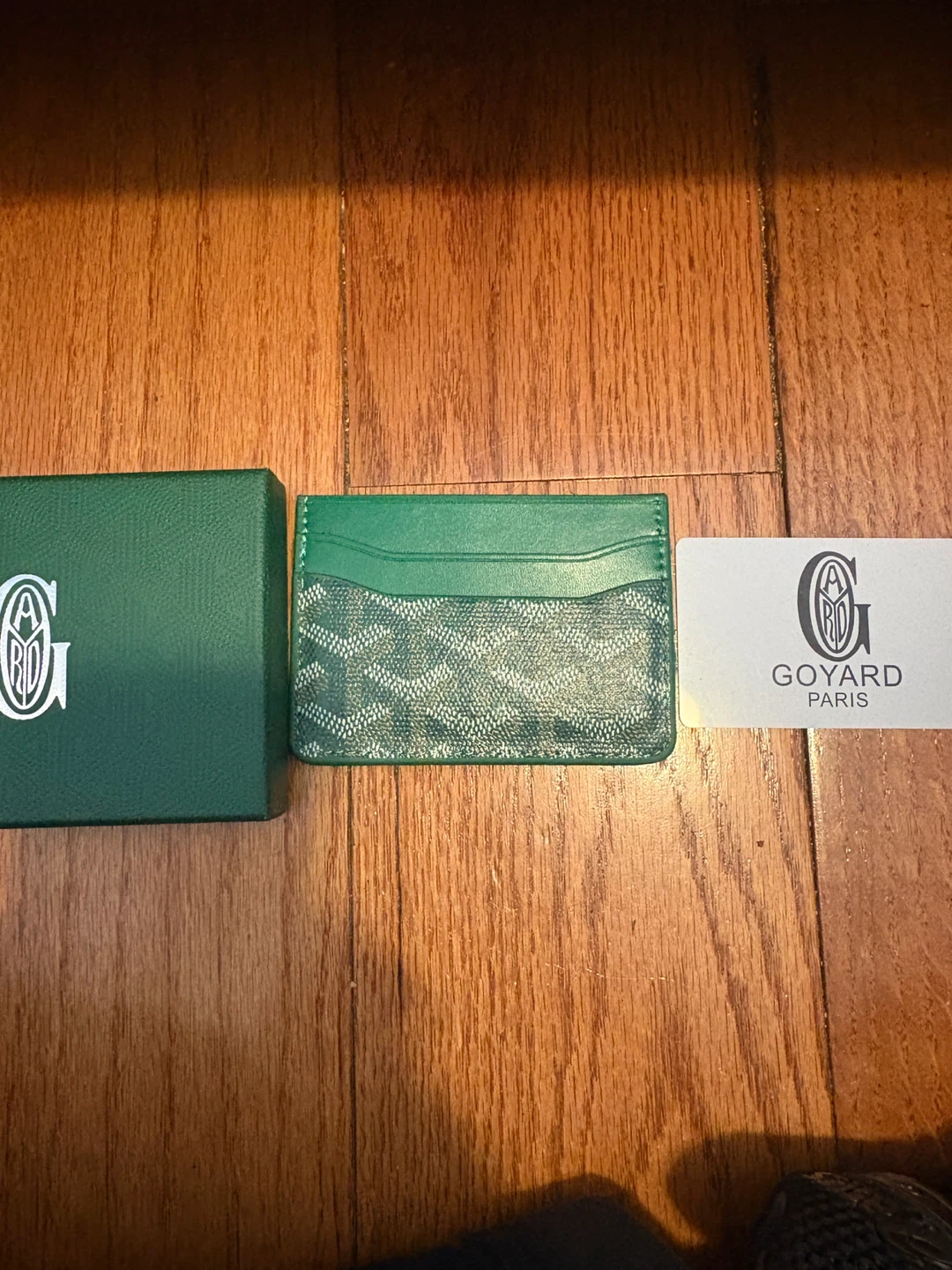Goyard Green Card Holder - photo 3
