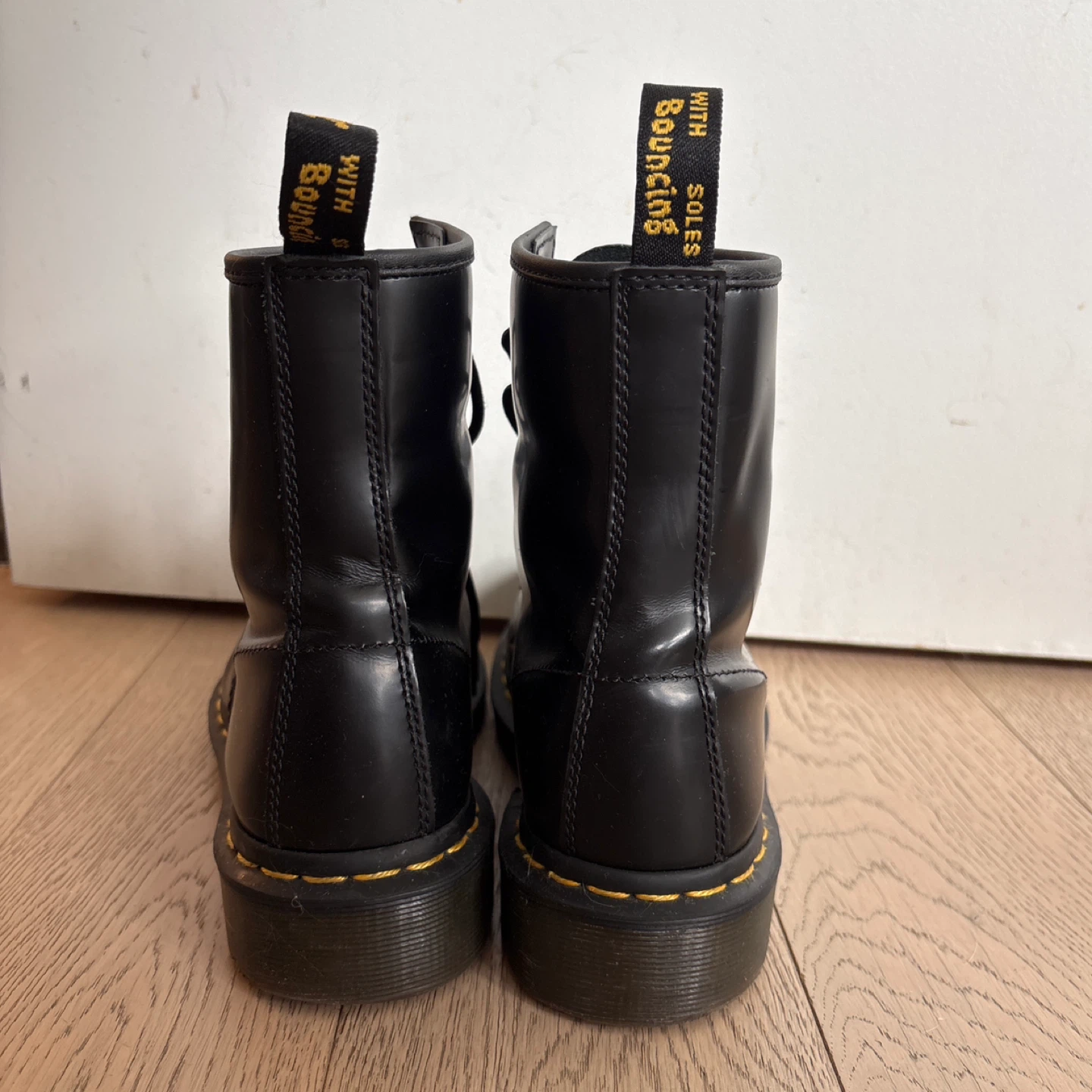 Dr. Martens Black Leather Lace-Up Boots - photo 3