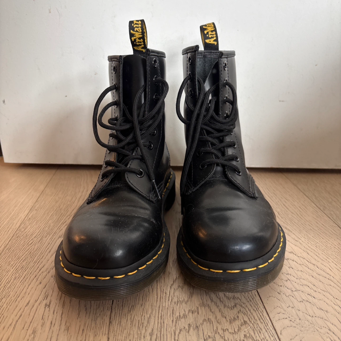 Dr. Martens Black Leather Lace-Up Boots - photo 2