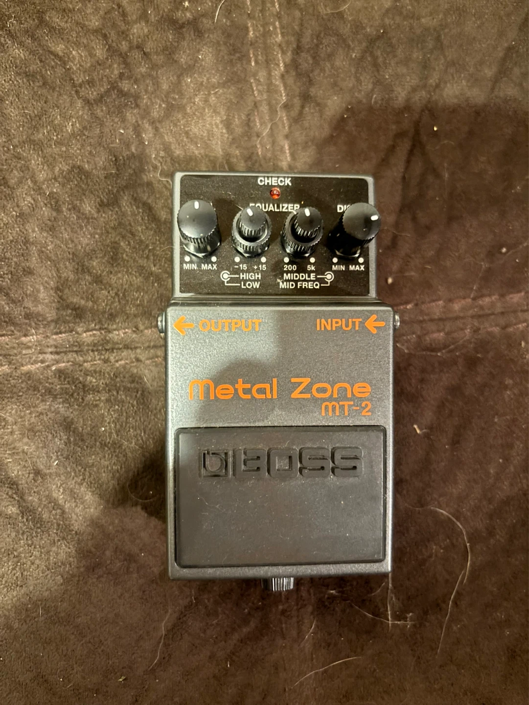 BOSS MT-2 Metal Zone Distortion Pedal - photo 5