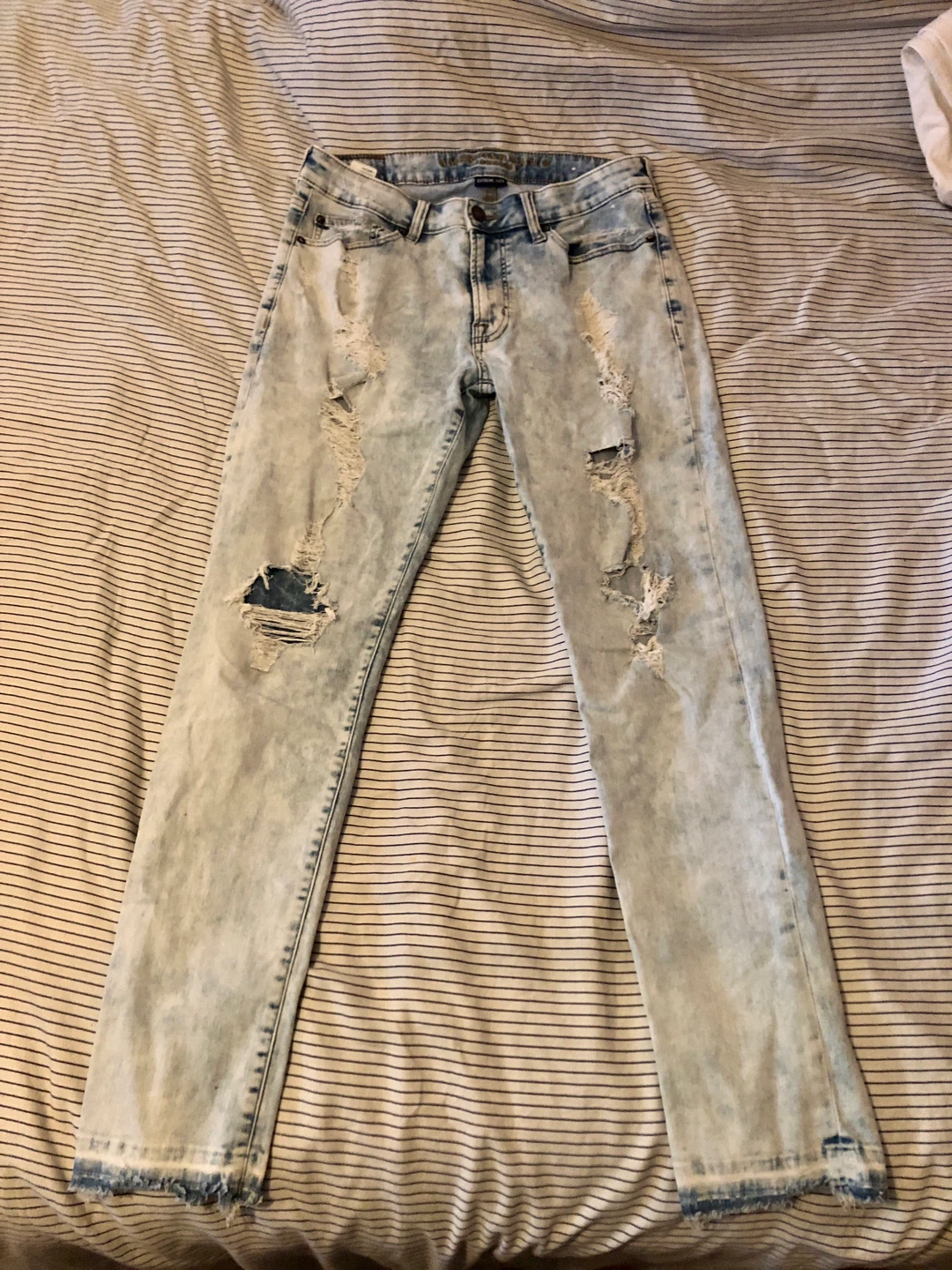 3 Pairs - Mens Ripped/Distressed Skinny Jeans - photo 4