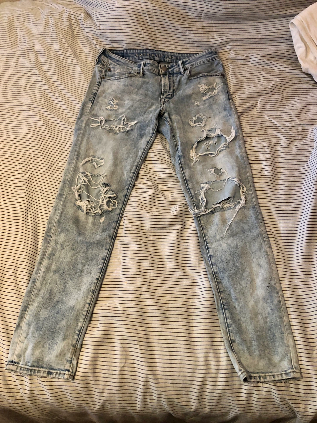3 Pairs - Mens Ripped/Distressed Skinny Jeans - photo 5