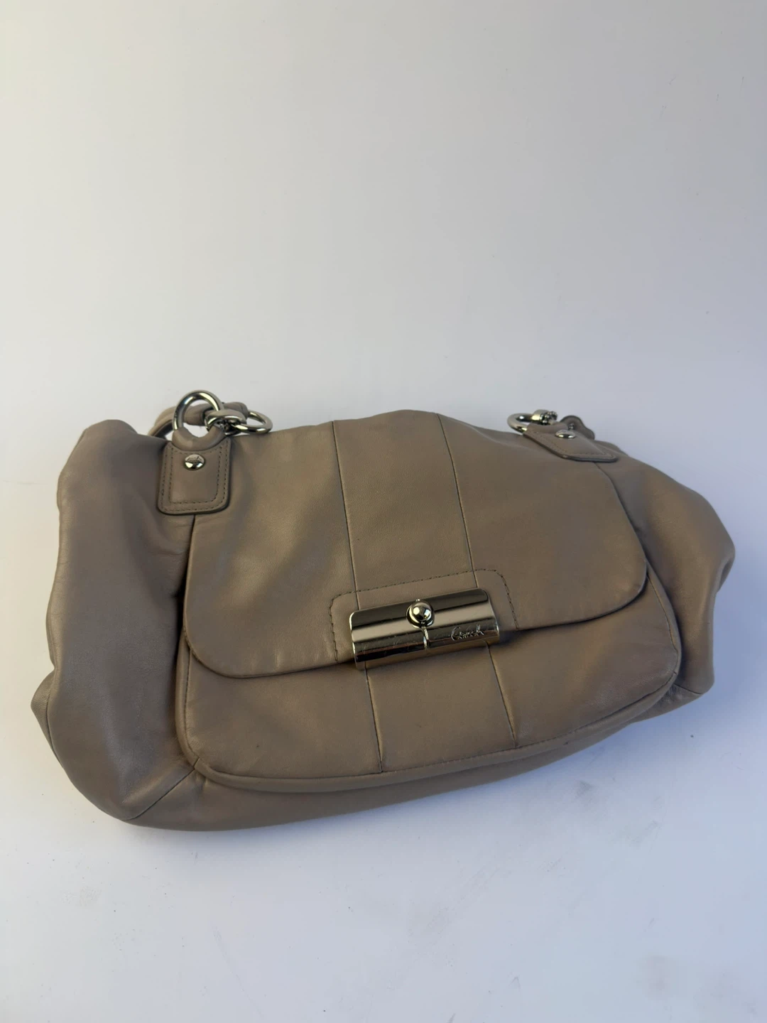 Vintage Coach Leather Shoulder Bag - photo 2