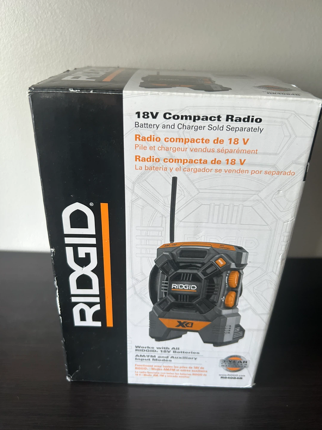 RIDGID 18V Compact Radio